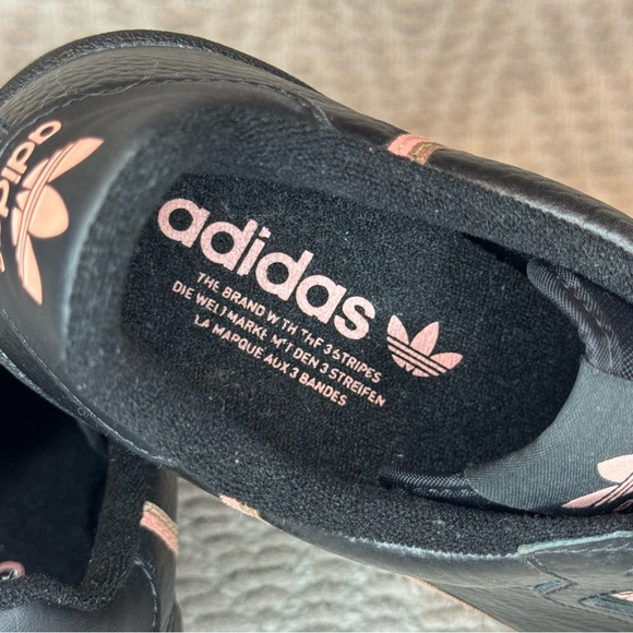 ADIDAS ORIGINALS CONTINENTAL 80 LEATHER CASUAL WOMEN'S SHOES BLACK - Picture 4 of 9